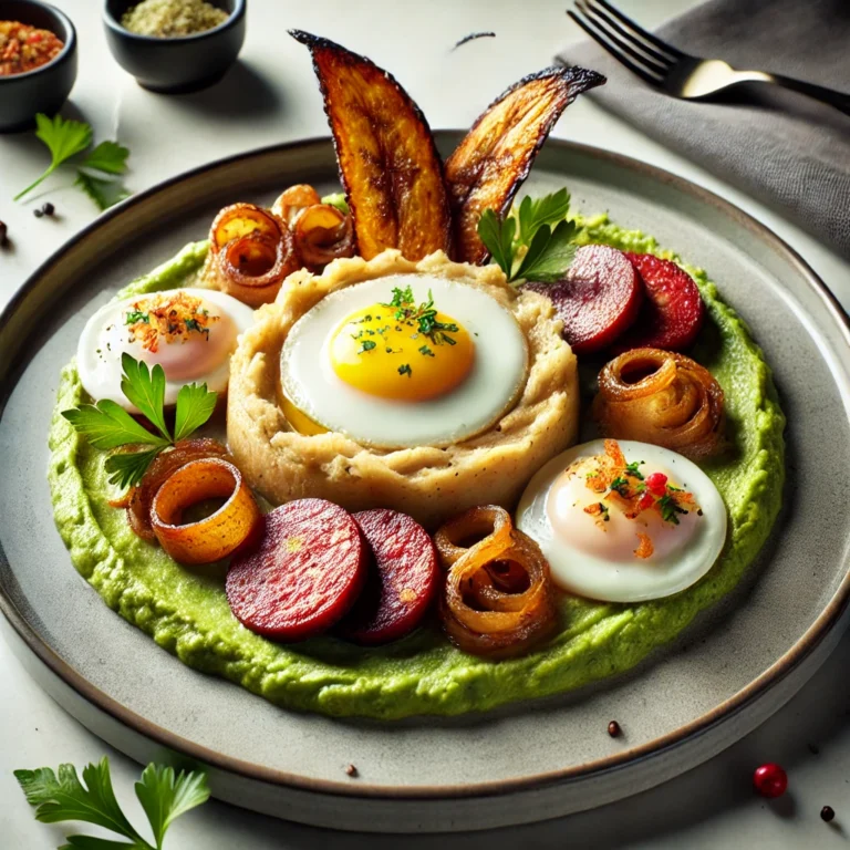 Mangú Dominicano Deluxe: La Tradición con un Toque Gourmet